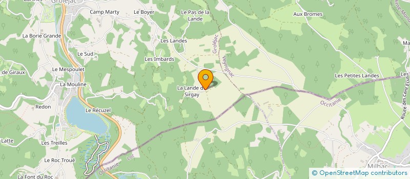 localisation de l'entreprise MONSIEUR STEPHANE VAN DEN KERKHOF  FAJOLES