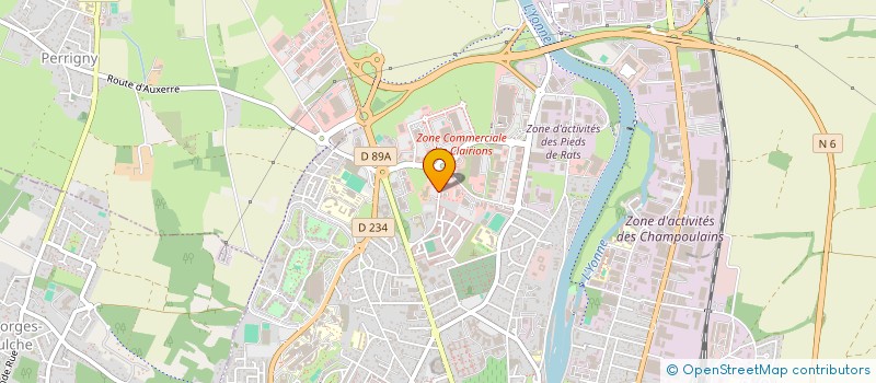 localisation de l'entreprise MONSIEUR STEPHANE VAN DRIESSCHE à AUXERRE