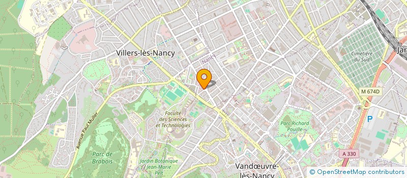 localisation de l'entreprise MONSIEUR STEPHANE VANCAILLE  NANCY