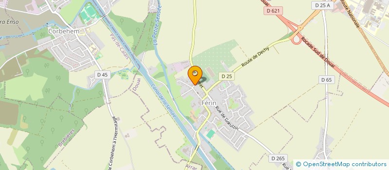localisation de l'entreprise MONSIEUR STEPHANE VANCANEGHEM  FERIN