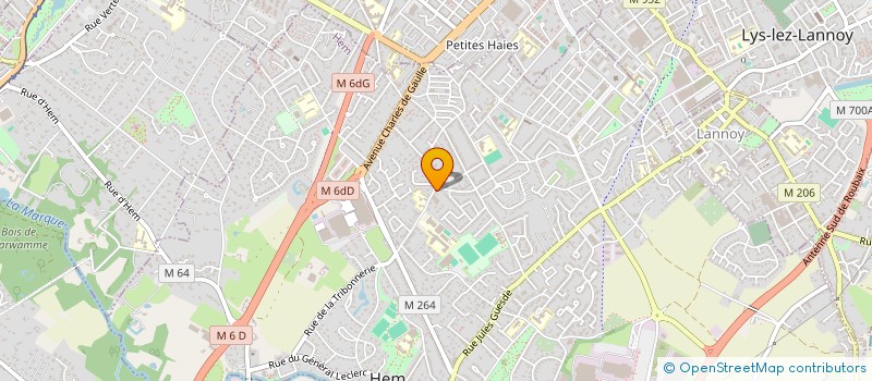 localisation de l'entreprise MONSIEUR STEPHANE VANDENABEELE  HEM