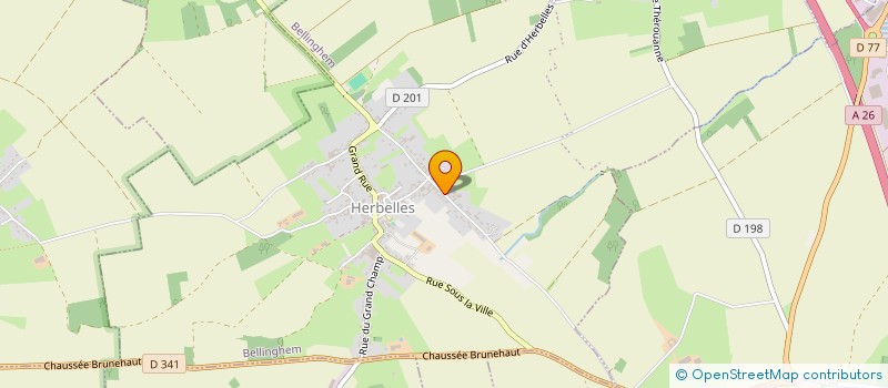 localisation de l'entreprise MONSIEUR STEPHANE VANIET  BELLINGHEM