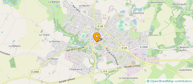 localisation de l'entreprise MONSIEUR STEPHANE VANPOUCKE  LE POIRE-SUR-VIE