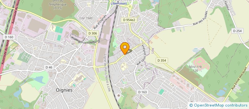 localisation de l'entreprise MONSIEUR STEPHANE VANSEVEREN  OIGNIES