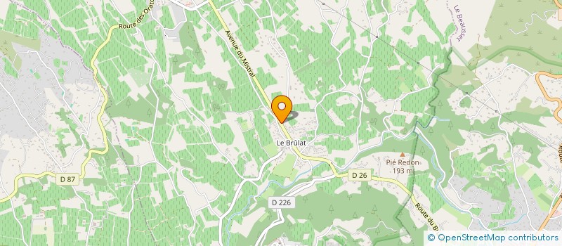 localisation de l'entreprise MONSIEUR STEPHANE VASIC  LE CASTELLET