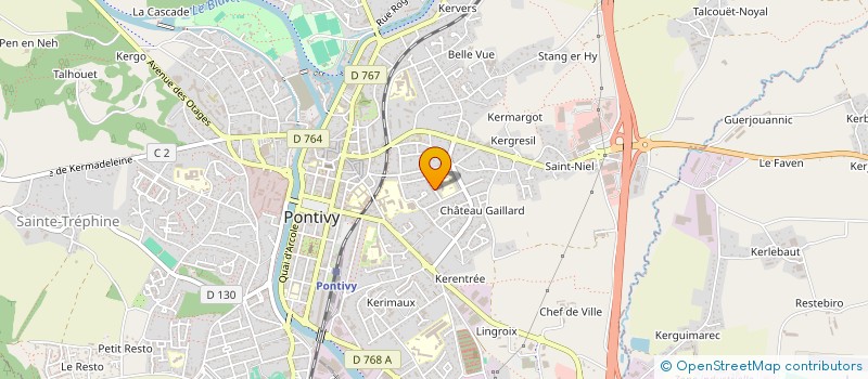 localisation de l'entreprise MONSIEUR STEPHANE VASSEUR  PONTIVY