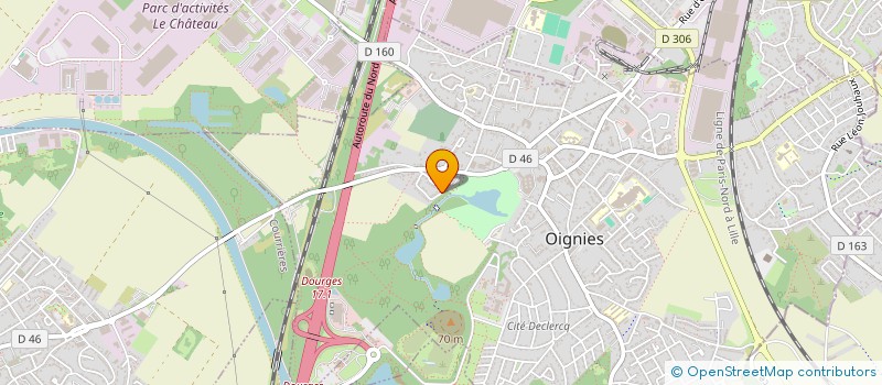 localisation de l'entreprise MONSIEUR STEPHANE VASSEUR  OIGNIES