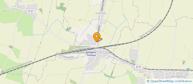 localisation de l'entreprise MONSIEUR STEPHANE VAUCHEZ  LUCQUY