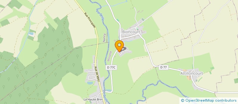 localisation de l'entreprise MONSIEUR STEPHANE VAUTRIN  BIONCOURT