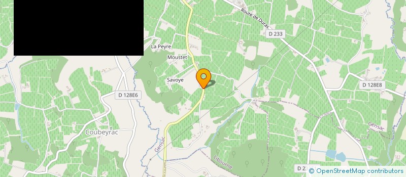 localisation de l'entreprise MONSIEUR STEPHANE VAUVARD  GUITRES