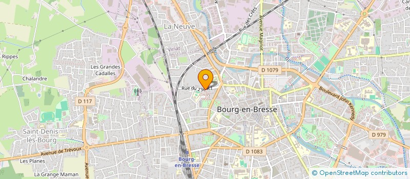 localisation de l'entreprise MONSIEUR STEPHANE VEAUVILLE à BOURG-EN-BRESSE