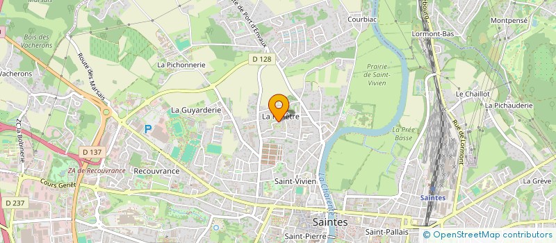 localisation de l'entreprise MONSIEUR STEPHANE VENDE  SAINTES