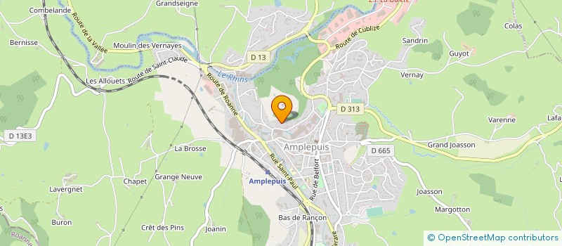localisation de l'entreprise MONSIEUR STEPHANE VERBRUGGHE  AMPLEPUIS