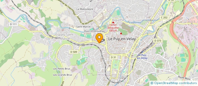 localisation de l'entreprise MONSIEUR STEPHANE VERDUN  LE PUY-EN-VELAY