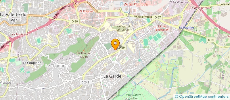 localisation de l'entreprise MONSIEUR STEPHANE VERDURA à LA GARDE