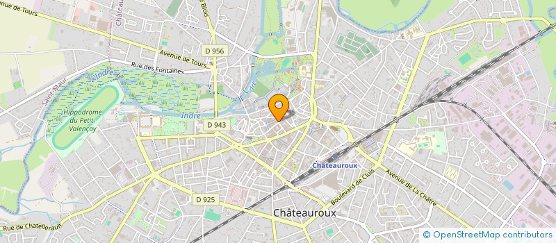 localisation de l'entreprise MONSIEUR STEPHANE VERLET à CHATEAUROUX