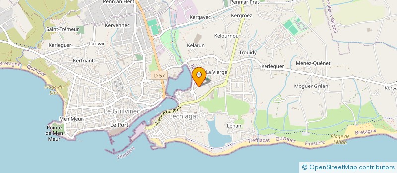 localisation de l'entreprise MONSIEUR STEPHANE VERMANDE  TREFFIAGAT