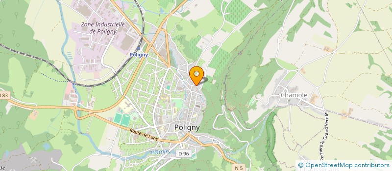 localisation de l'entreprise MONSIEUR STEPHANE VERNAY à POLIGNY