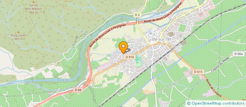 localisation de l'entreprise MONSIEUR STEPHANE VERNE  ILLE-SUR-TET