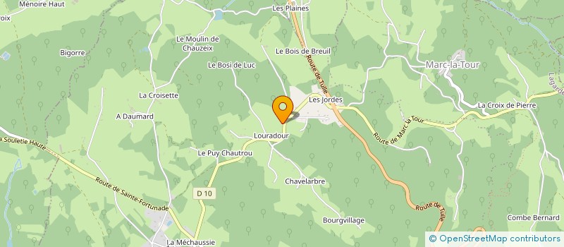 localisation de l'entreprise MONSIEUR STEPHANE VERROUL  LAGARDE-MARC-LA-TOUR