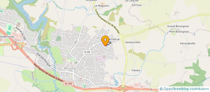 localisation de l'entreprise MONSIEUR STEPHANE VERSIGNY  MUZILLAC