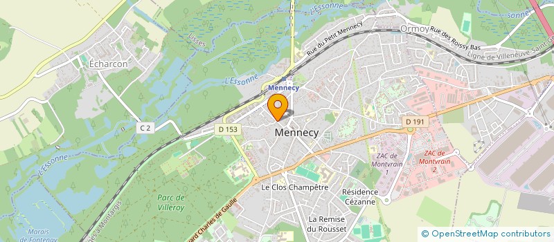 localisation de l'entreprise MONSIEUR STEPHANE VERSTRAETE à MENNECY