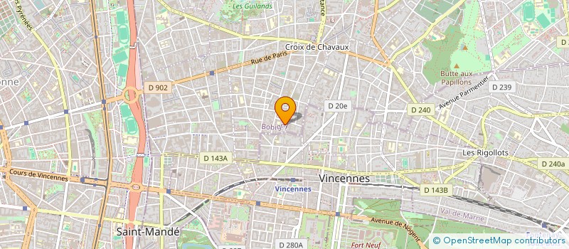 localisation de l'entreprise MONSIEUR STEPHANE VERTHUY à MONTREUIL