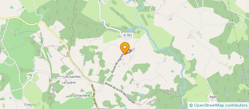 localisation de l'entreprise MONSIEUR STEPHANE VEYSSEIX  BEYSSAC