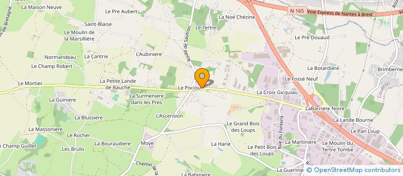 localisation de l'entreprise MONSIEUR STEPHANE VIAUD à COUERON