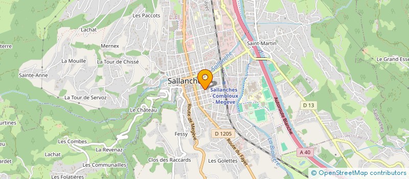 localisation de l'entreprise MONSIEUR STEPHANE VIAUD  SALLANCHES