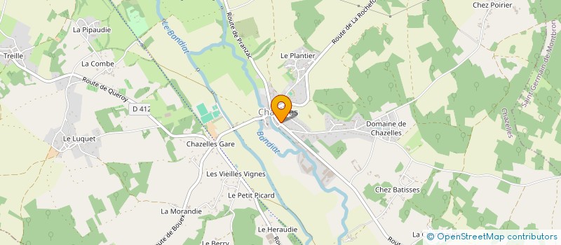 localisation de l'entreprise MONSIEUR STEPHANE VIAUD à CHAZELLES