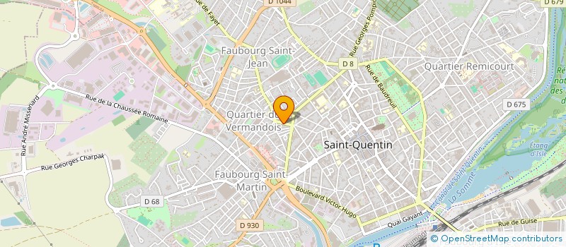 localisation de l'entreprise MONSIEUR STEPHANE VICART à SAINT-QUENTIN