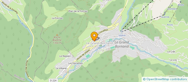 localisation de l'entreprise MONSIEUR STEPHANE VICTOR  LE GRAND-BORNAND