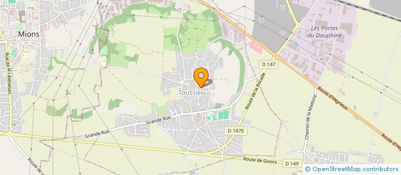 localisation de l'entreprise MONSIEUR STEPHANE VIDAU  TOUSSIEU