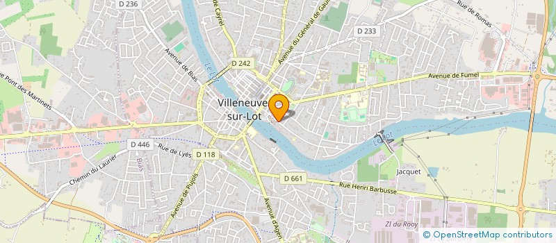 localisation de l'entreprise MONSIEUR STEPHANE VIDIEU  VILLENEUVE-SUR-LOT