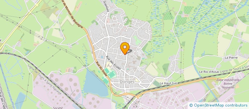 localisation de l'entreprise MONSIEUR STEPHANE VIGIER  DONGES