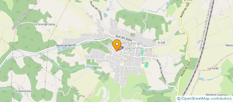 localisation de l'entreprise MONSIEUR STEPHANE VIGNAT  SAINT-GEORGES-D'ESPERANCHE