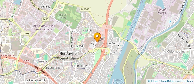 localisation de l'entreprise MONSIEUR STEPHANE VIGNERON  HEROUVILLE SAINT CLAIR