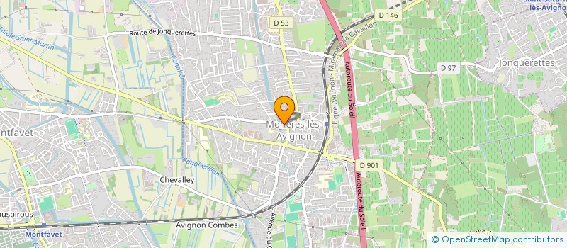 localisation de l'entreprise MONSIEUR STEPHANE VIGNON  MORIERES LES AVIGNON