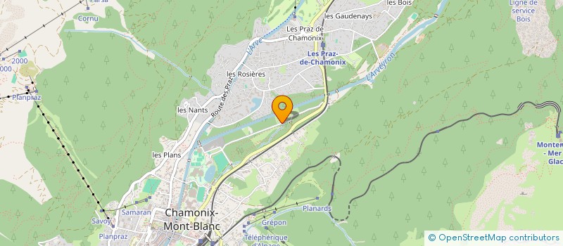 localisation de l'entreprise MONSIEUR STEPHANE VIGOUROUX à CHAMONIX-MONT-BLANC