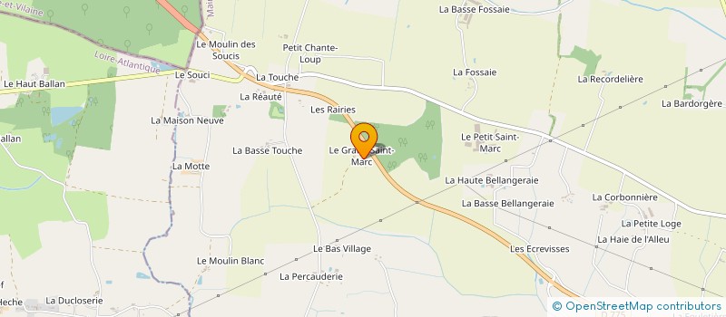 localisation de l'entreprise MONSIEUR STEPHANE VIGUIER  OMBREE D'ANJOU