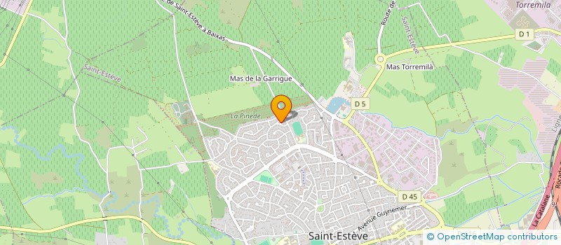 localisation de l'entreprise MONSIEUR STEPHANE VILE  SAINT-ESTEVE