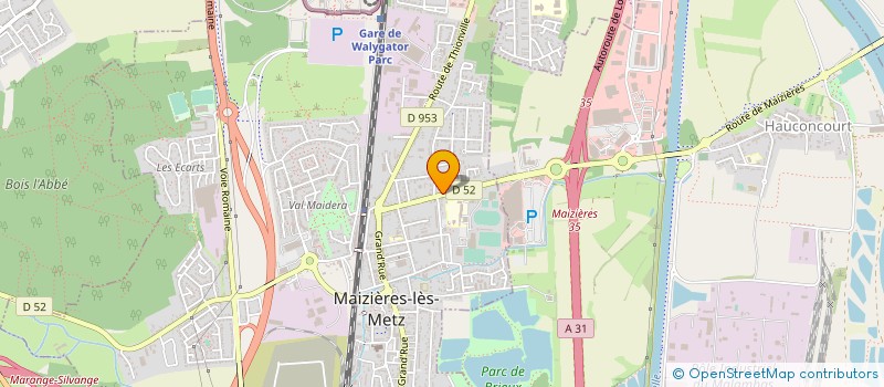 localisation de l'entreprise MONSIEUR STEPHANE VILLANOVA  MAIZIERES-LES-METZ