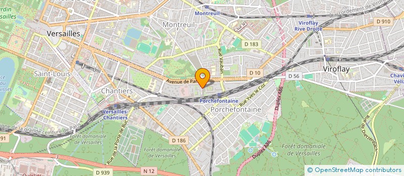localisation de l'entreprise MONSIEUR STEPHANE VILLEMIN à VERSAILLES