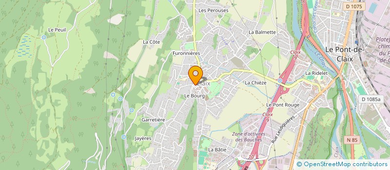 localisation de l'entreprise MONSIEUR STEPHANE VILLEMINOT  CLAIX