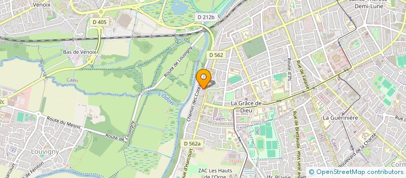 localisation de l'entreprise MONSIEUR STEPHANE VILLON  FLEURY-SUR-ORNE