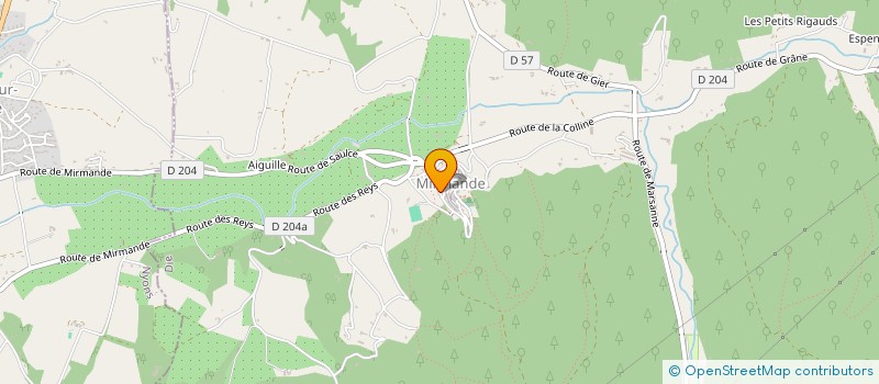 localisation de l'entreprise MONSIEUR STEPHANE VINCENT  MIRMANDE