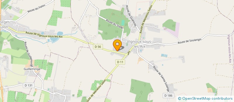 localisation de l'entreprise MONSIEUR STEPHANE VINCHON  VIGNOUX-SOUS-LES-AIX