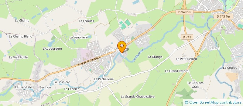 localisation de l'entreprise MONSIEUR STEPHANE VINET  LE RETAIL