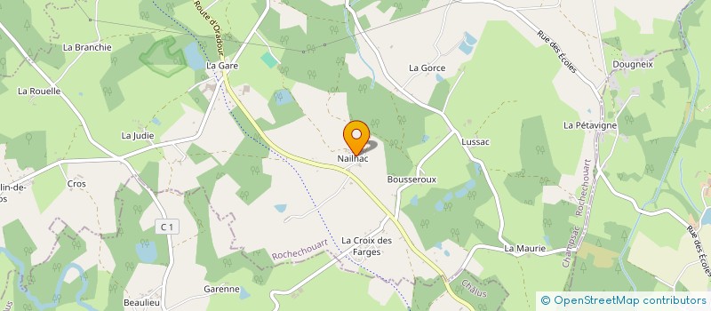 localisation de l'entreprise MONSIEUR STEPHANE VIOSSANGE  CHAMPSAC